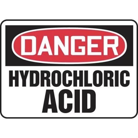 Accuform OSHA DANGER SAFETY SIGN HYDROCHLORI MCHG103VS MCHG103VS